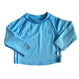 iPlay Long Sleeve Rash Guard UPF 50+ Light Blue - 18M